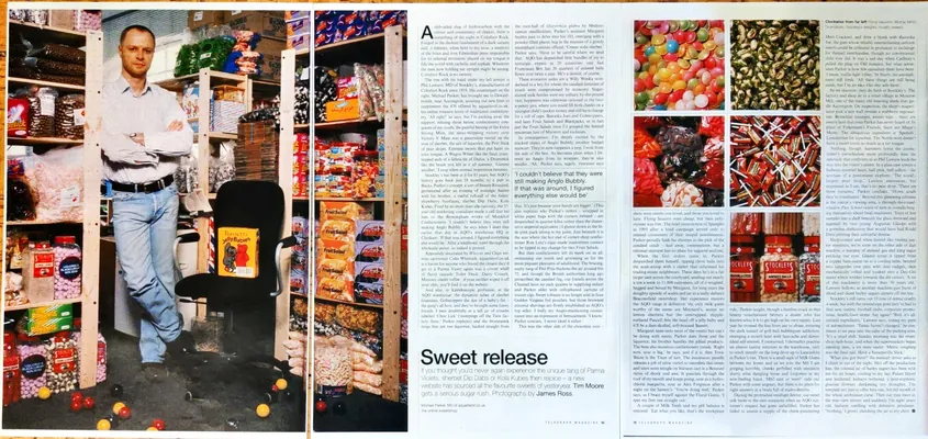 The Telegraph clipping about AQuarterOf.co.uk