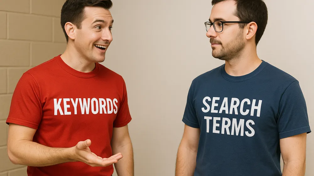 What's the Difference Between Amazon PPC Keywords and Search Terms?